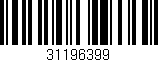 Código de barras (EAN, GTIN, SKU, ISBN): '31196399'