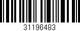 Código de barras (EAN, GTIN, SKU, ISBN): '31196483'