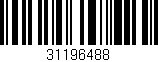 Código de barras (EAN, GTIN, SKU, ISBN): '31196488'
