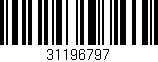 Código de barras (EAN, GTIN, SKU, ISBN): '31196797'