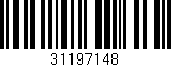 Código de barras (EAN, GTIN, SKU, ISBN): '31197148'