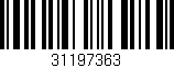 Código de barras (EAN, GTIN, SKU, ISBN): '31197363'