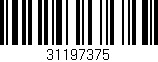 Código de barras (EAN, GTIN, SKU, ISBN): '31197375'