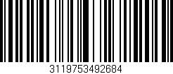 Código de barras (EAN, GTIN, SKU, ISBN): '3119753492684'