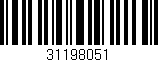 Código de barras (EAN, GTIN, SKU, ISBN): '31198051'