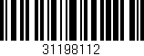 Código de barras (EAN, GTIN, SKU, ISBN): '31198112'