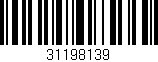 Código de barras (EAN, GTIN, SKU, ISBN): '31198139'