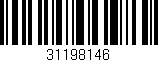 Código de barras (EAN, GTIN, SKU, ISBN): '31198146'