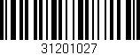 Código de barras (EAN, GTIN, SKU, ISBN): '31201027'