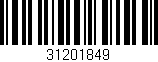 Código de barras (EAN, GTIN, SKU, ISBN): '31201849'