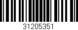 Código de barras (EAN, GTIN, SKU, ISBN): '31205351'