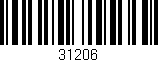 Código de barras (EAN, GTIN, SKU, ISBN): '31206'