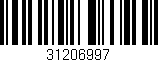 Código de barras (EAN, GTIN, SKU, ISBN): '31206997'