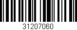 Código de barras (EAN, GTIN, SKU, ISBN): '31207060'