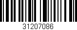 Código de barras (EAN, GTIN, SKU, ISBN): '31207086'