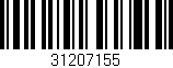 Código de barras (EAN, GTIN, SKU, ISBN): '31207155'