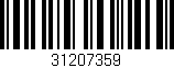Código de barras (EAN, GTIN, SKU, ISBN): '31207359'