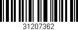 Código de barras (EAN, GTIN, SKU, ISBN): '31207362'