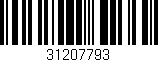 Código de barras (EAN, GTIN, SKU, ISBN): '31207793'