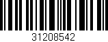 Código de barras (EAN, GTIN, SKU, ISBN): '31208542'