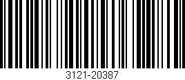 Código de barras (EAN, GTIN, SKU, ISBN): '3121-20387'