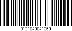 Código de barras (EAN, GTIN, SKU, ISBN): '3121040041369'