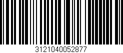 Código de barras (EAN, GTIN, SKU, ISBN): '3121040052877'