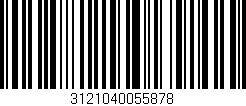 Código de barras (EAN, GTIN, SKU, ISBN): '3121040055878'