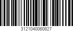 Código de barras (EAN, GTIN, SKU, ISBN): '3121040060827'