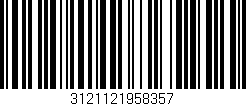 Código de barras (EAN, GTIN, SKU, ISBN): '3121121958357'