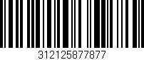 Código de barras (EAN, GTIN, SKU, ISBN): '312125877877'
