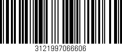 Código de barras (EAN, GTIN, SKU, ISBN): '3121997066606'
