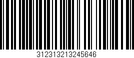 Código de barras (EAN, GTIN, SKU, ISBN): '312313213245646'
