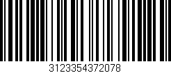 Código de barras (EAN, GTIN, SKU, ISBN): '3123354372078'
