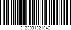 Código de barras (EAN, GTIN, SKU, ISBN): '3123991921042'
