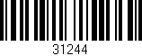 Código de barras (EAN, GTIN, SKU, ISBN): '31244'