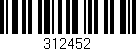 Código de barras (EAN, GTIN, SKU, ISBN): '312452'