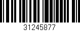 Código de barras (EAN, GTIN, SKU, ISBN): '31245877'