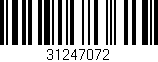 Código de barras (EAN, GTIN, SKU, ISBN): '31247072'