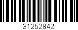 Código de barras (EAN, GTIN, SKU, ISBN): '31252842'