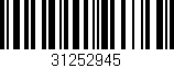 Código de barras (EAN, GTIN, SKU, ISBN): '31252945'