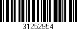 Código de barras (EAN, GTIN, SKU, ISBN): '31252954'