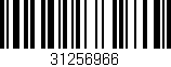 Código de barras (EAN, GTIN, SKU, ISBN): '31256966'