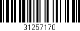 Código de barras (EAN, GTIN, SKU, ISBN): '31257170'