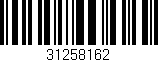 Código de barras (EAN, GTIN, SKU, ISBN): '31258162'