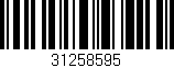 Código de barras (EAN, GTIN, SKU, ISBN): '31258595'