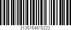 Código de barras (EAN, GTIN, SKU, ISBN): '3126154615222'
