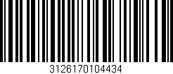 Código de barras (EAN, GTIN, SKU, ISBN): '3126170104434'