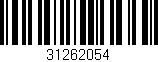 Código de barras (EAN, GTIN, SKU, ISBN): '31262054'