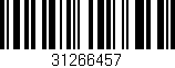 Código de barras (EAN, GTIN, SKU, ISBN): '31266457'